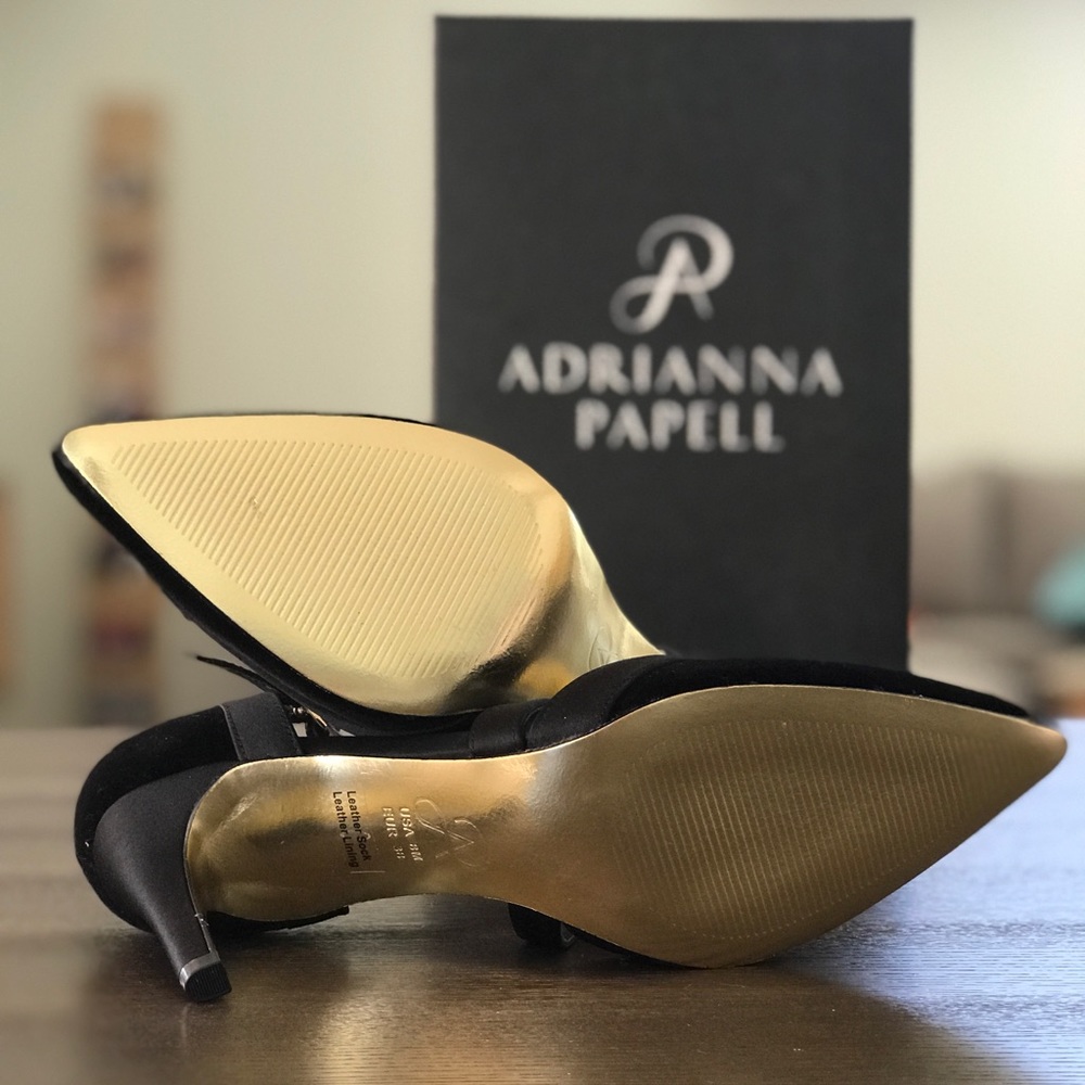 Adrianna Papell Hepburn Pumps, Black Velvet - Picture 8 of 8